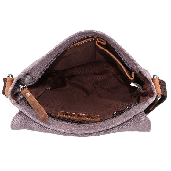 Greenburry Borsa a tracolla in canapa vintage 22 cm