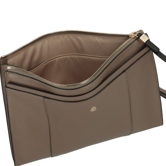Piquadro Pochette a cerchio in pelle 30,5 cm