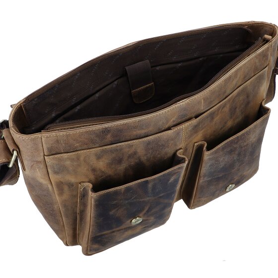 Greenburry Vintage Messaggero Pelle 40 cm Scomparto per laptop