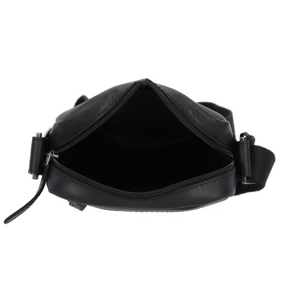 Greenburry Pure Black Borsa a tracolla Pelle 15 cm