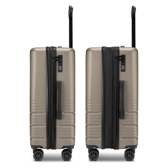 camel active Hanoi 4 ruote Set di valigie 3 pezzi con piega di espansione