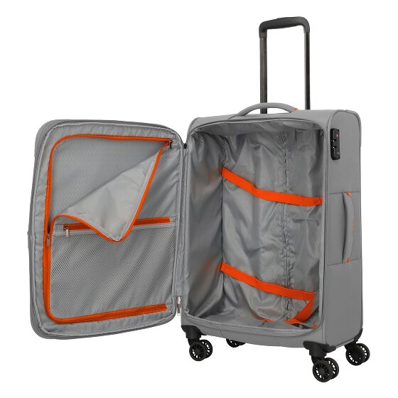 Travelite Umbria 4 ruote Set di valigie 3 pezzi con piega di espansione