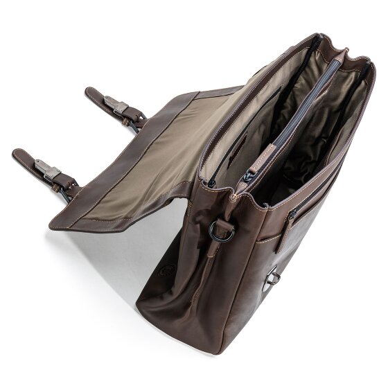 Farmhood Nashville Cartella XL 2 scomparti in pelle 39 cm