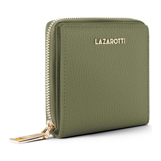 Lazarotti Bologna Portafoglio medio con zip in pelle 10 cm