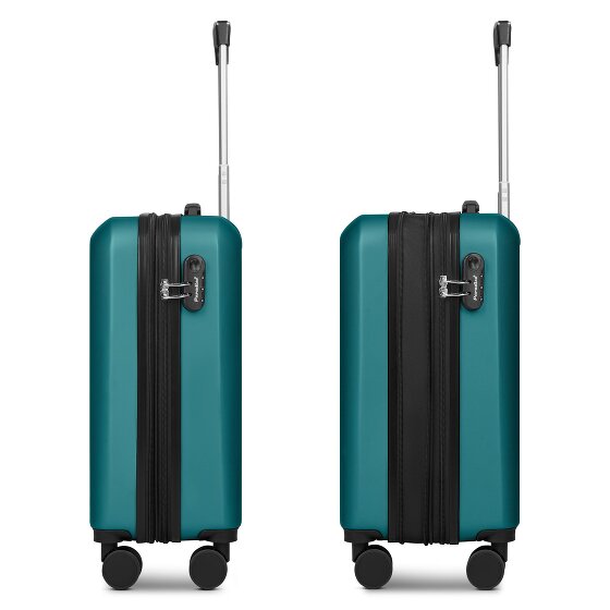 Check.In Paradise 2.0 4 ruote Carrello della cabina S 58 cm con piega di espansione