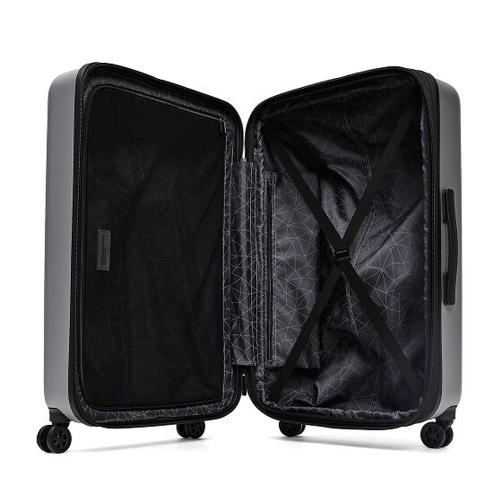 Mandarina Duck Tank Case 4 ruote Carrello 69 cm con piega di espansione