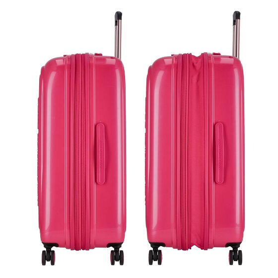 Mandarina Duck Logoduck + Metal 4 ruote Carrello L 75 cm con piega di espansione