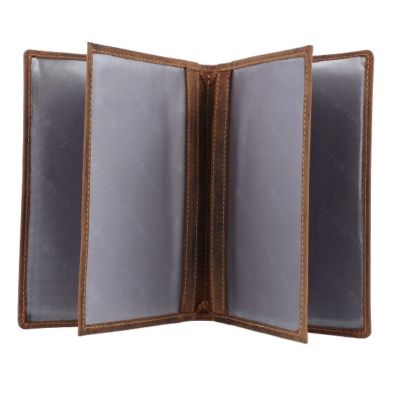 Greenburry Portadocumenti vintage in pelle 12 cm