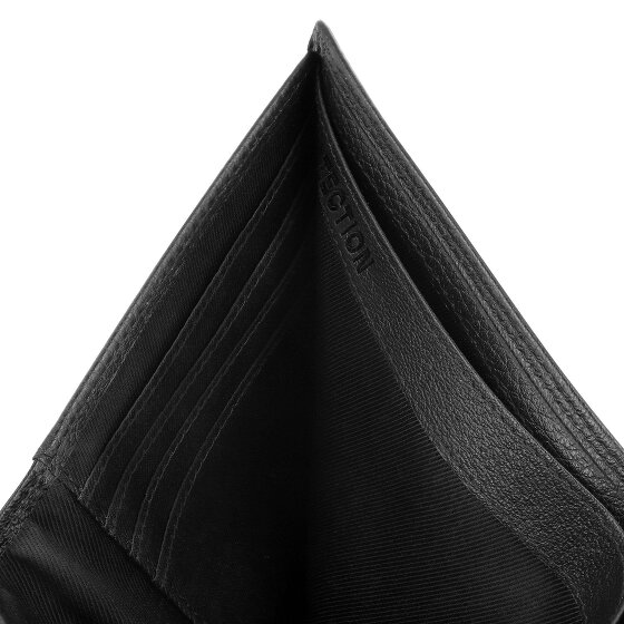 Redolz Portafoglio Leather Essentials QF in pelle con protezione RFID, 11,5 cm