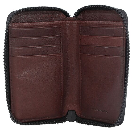 Piquadro Portafoglio Harper in pelle 9 cm