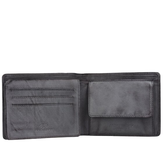 Jack Kinsky Portafoglio Nelson RFID in pelle 13 cm