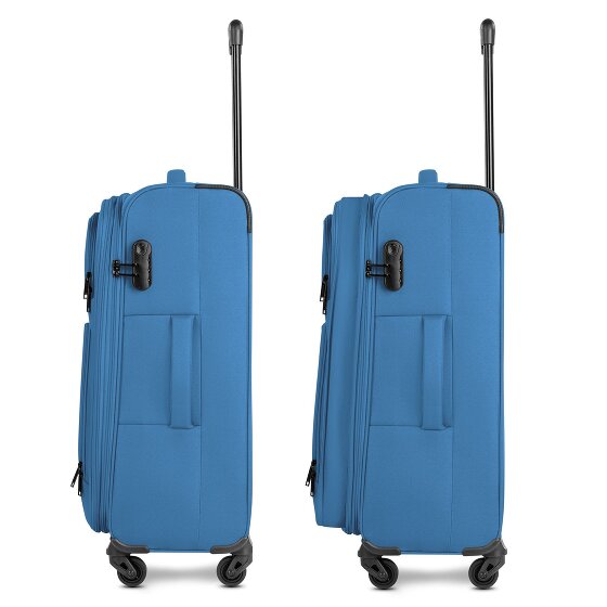 Smartbox Edition 04 4 ruote Set di valigie 3 pezzi con piega di espansione