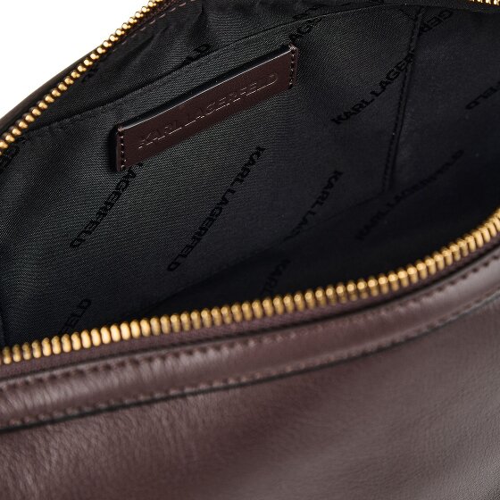 Karl Lagerfeld Autograph Borsa a spalla Vera Pelle 35 cm