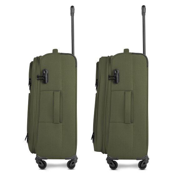 Smartbox Edition 04 4 ruote Set di valigie 3 pezzi con piega di espansione