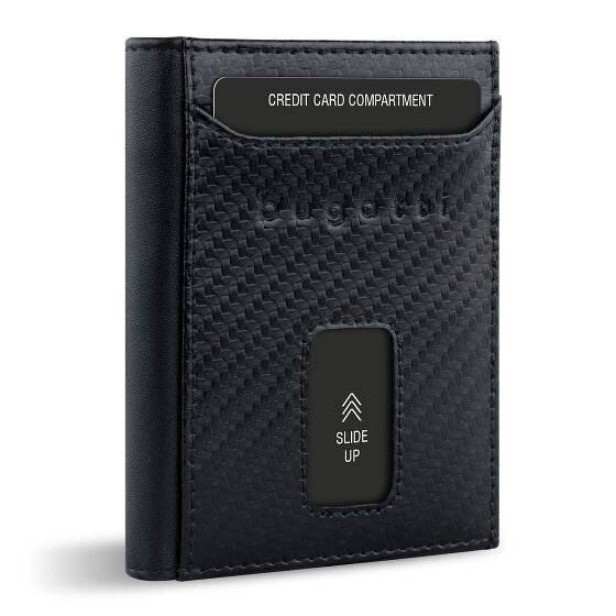 bugatti Secure Slim Portafoglio Protezione RFID Pelle 8 cm