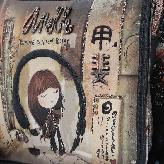 Anekke Shoen Black Borsa a tracolla 21 cm