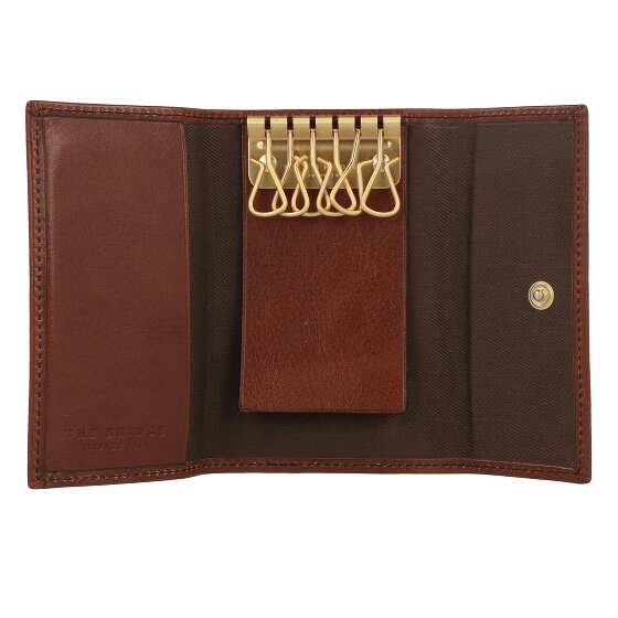 The Bridge Story Uomo Portachiavi in pelle 11 cm