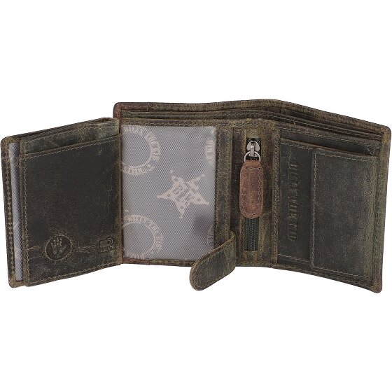 Billy the Kid Hunter Portafoglio RFID in pelle 8 cm