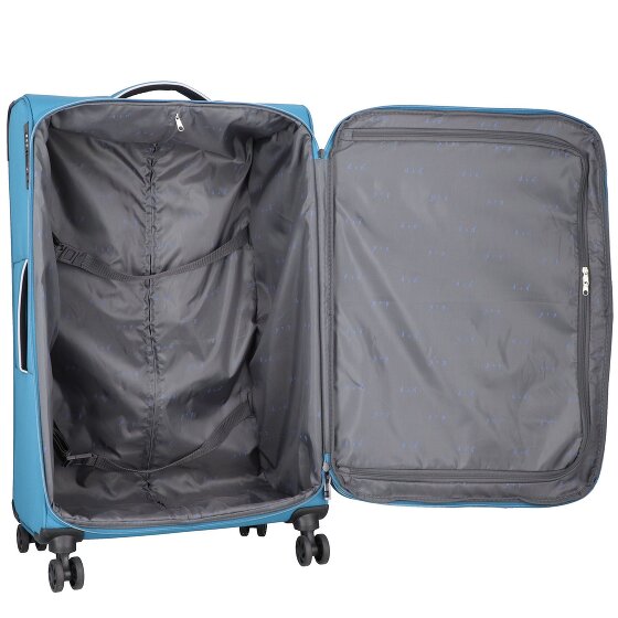 d&n Travel Line 9204 4 ruote Carrello L 76 cm con piega di espansione