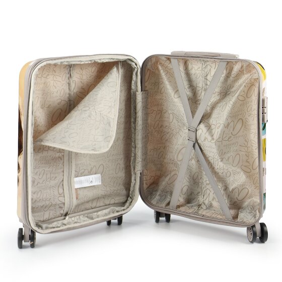 Anekke Muse 4 ruote Carrello della cabina 55 cm con piega di espansione