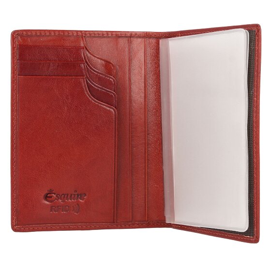 Esquire Toscana Custodia per carta d'identità Protezione RFID Pelle 9 cm