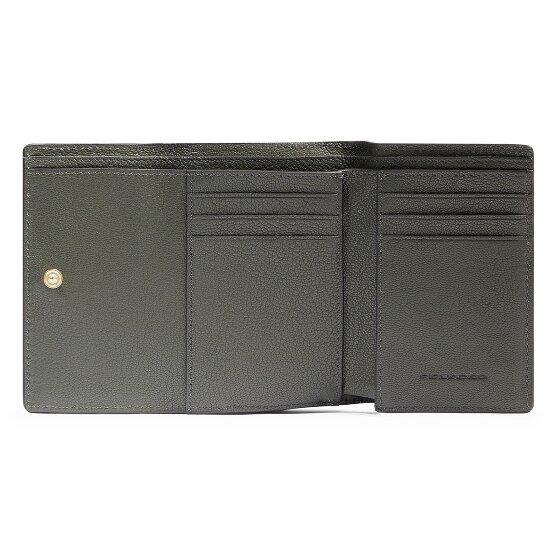 Piquadro Patricia Portafoglio Protezione RFID Vera Pelle 9 cm