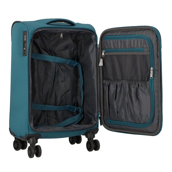 d&n Travel Line 9504 4 ruote Carrello della cabina S 55 cm