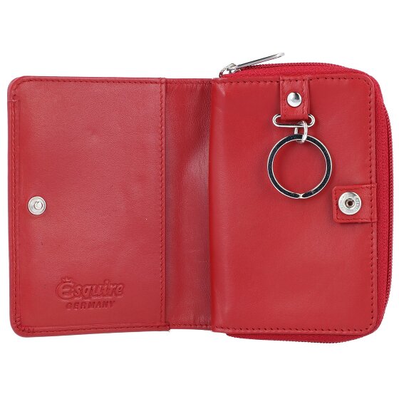 Esquire Nuovo portafoglio di seta in pelle 10 cm