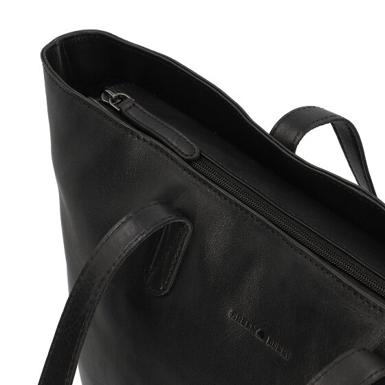 Greenburry Pure Black Borsa shopper Pelle 35 cm Scomparto per laptop