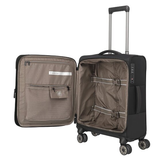 Travelite Crosslite 4 ruote Carrello della cabina S 55 cm