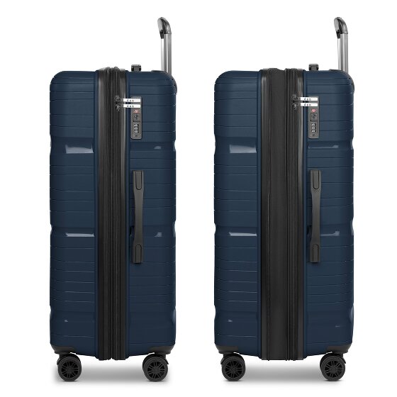d&n Travel Line 4300-Plus 4 ruote Carrello L 76 cm con piega di espansione