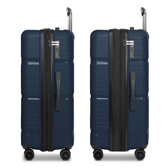d&n Travel Line 4300-Plus 4 ruote Carrello L 76 cm con piega di espansione