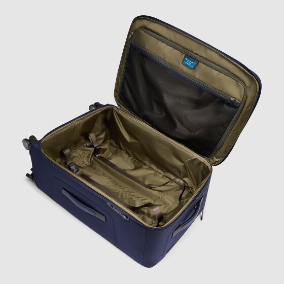 Piquadro Brief 4 ruote Carrello 68 cm con piega di espansione