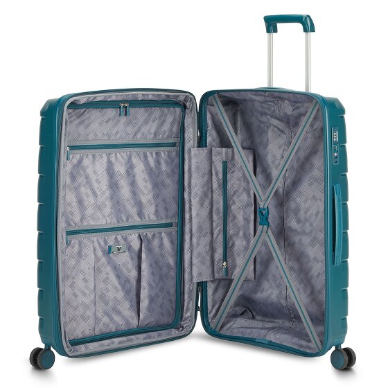 Roncato Skyline 2.0 4 ruote Set di valigie 3 pezzi con piega di espansione