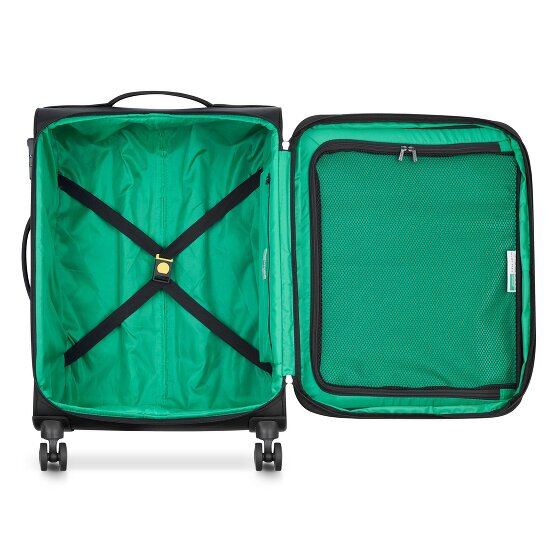Delsey Paris x United Colors of Benetton Colour Block Set di valigie a 4 ruote 3 pezzi.