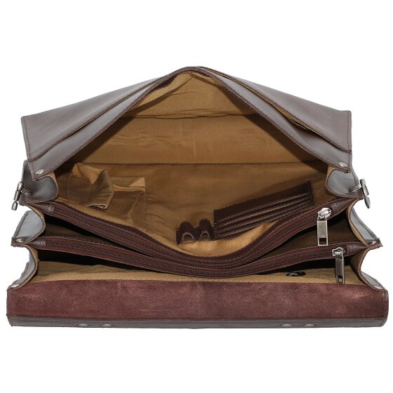 Burkely Cartella Dean vintage in pelle 38 cm