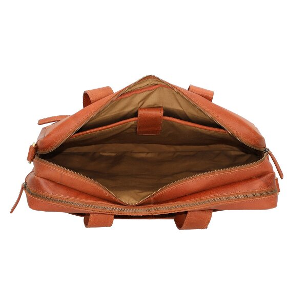 Burkely Cartella Jesse vintage in pelle 42 cm Scomparto per laptop