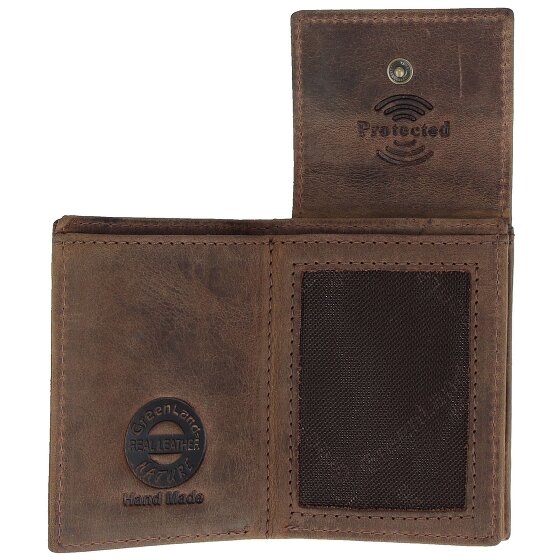 Greenland Nature Montenegro Portafoglio RFID in pelle 7 cm