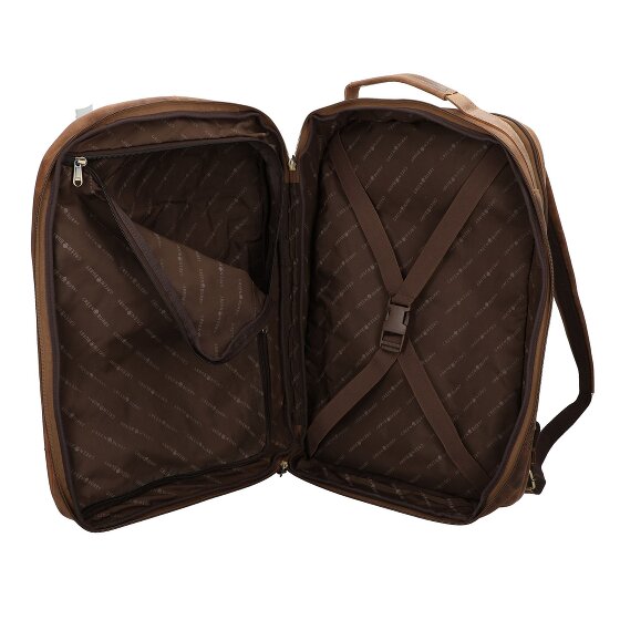 Greenburry Zaino da viaggio vintage in pelle 48 cm scomparto per laptop