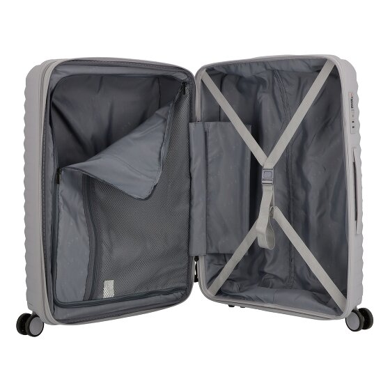 d&n Travel Line 4500 4 ruote Set di valigie 3 pezzi con piega di espansione