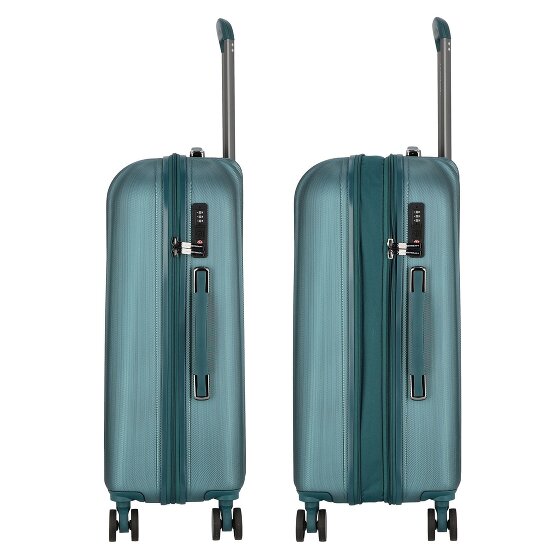 Polestream Moonrock 4 ruote Carrello 69 cm con piega di espansione