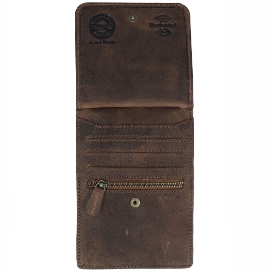 Greenland Nature Montenegro Borsa da petto RFID in pelle 11 cm