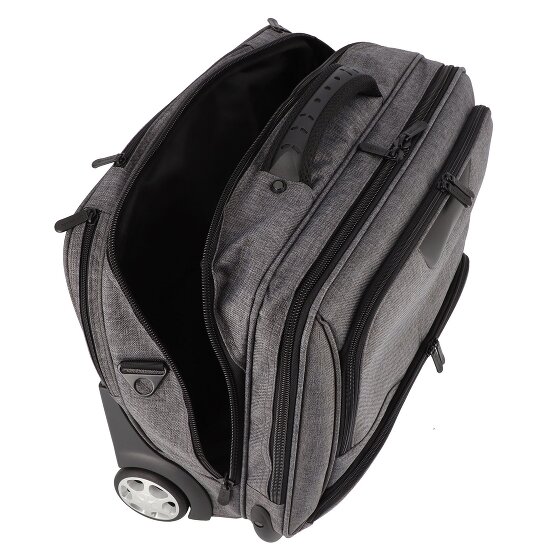 Dermata 2 ruote Carrello business 44 cm Scomparto per laptop