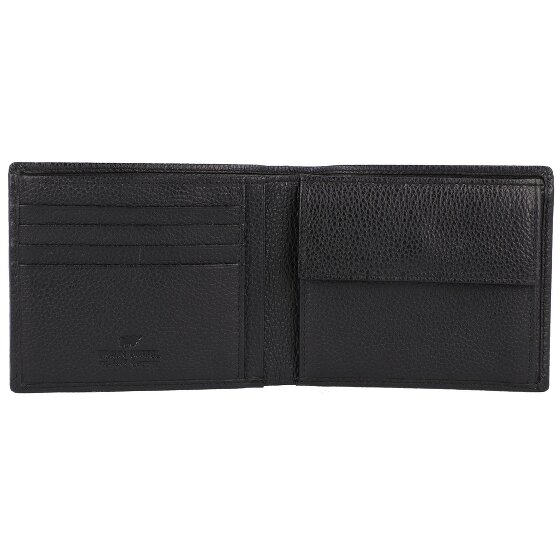 Braun Büffel Portafoglio Prato RFID in pelle 11 cm