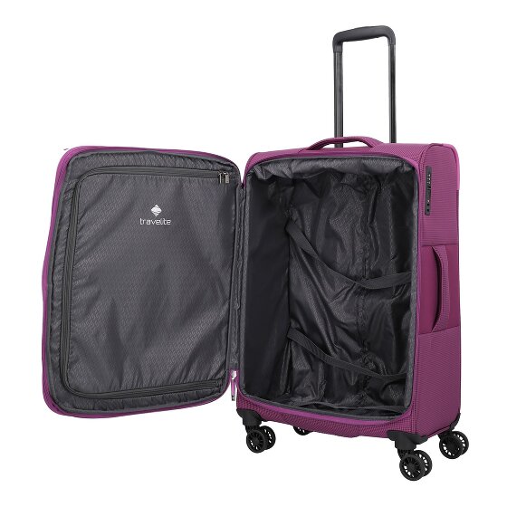 Travelite Corsiica 4 ruote Carrello M 67 cm con piega di espansione