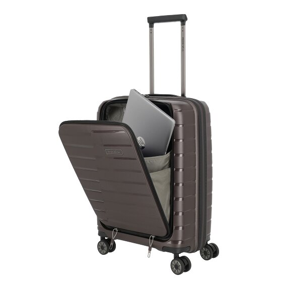 Travelite Air Base 4 ruote Carrello della cabina 55 cm Scomparto per laptop