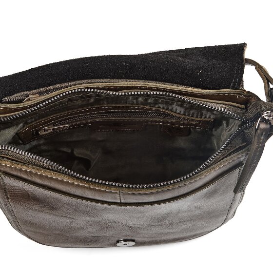 Greenburry Vintage Borsa a tracolla Vera Pelle 30 cm