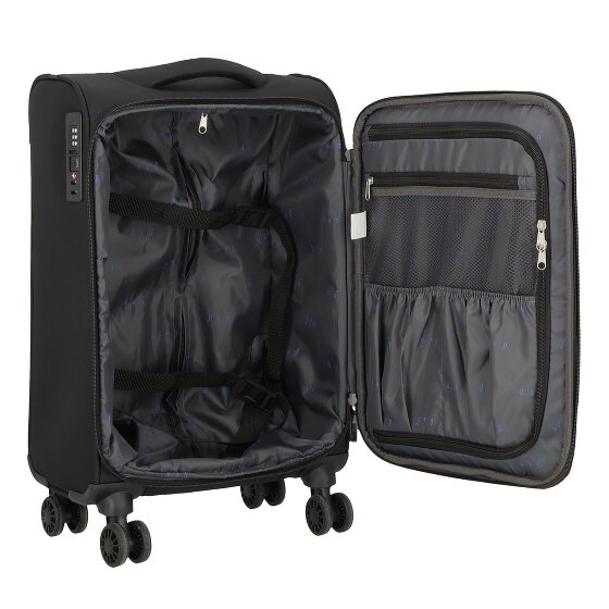 d&n Travel Line 9504 4 ruote Carrello della cabina S 55 cm