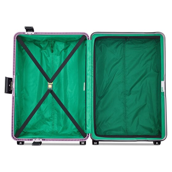Delsey Paris x United Colors of Benetton Colour Block Hardside Trolley a 4 ruote 76 cm