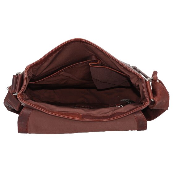 Burkely Messenger in pelle antica Avery 28 cm